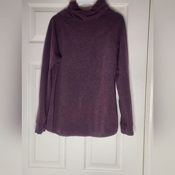 32 DEGREES M Soft Fabric Funnel Neck Lngslvs Heater Purple Women’s Pullover - Picture 9 of 9